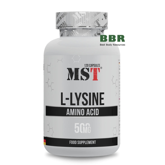 L-Lysine 500mg 120 Caps, MST фото
