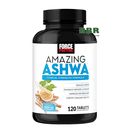 Amazing ASHWA 120 Tabs, Force Factor картинка Amazing ASHWA 120 Tabs, Force Factor фото