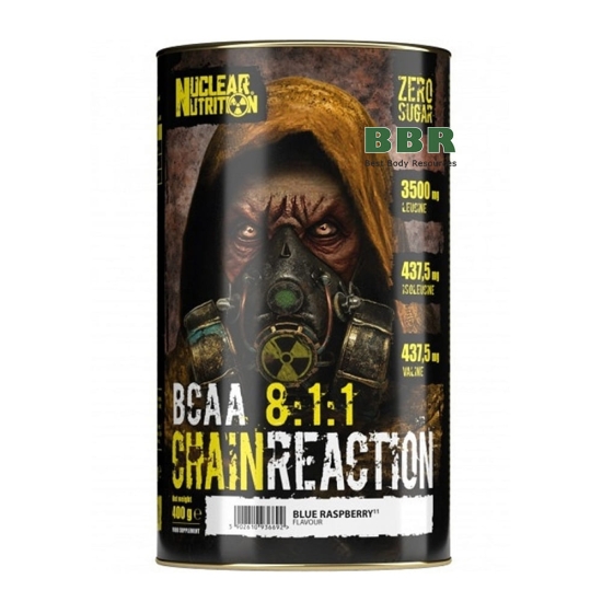 BCAA 8:1:1 Chain Reaction 400g, Nuclear Nutrition картинка BCAA 8:1:1 Chain Reaction 400g, Nuclear Nutrition фото