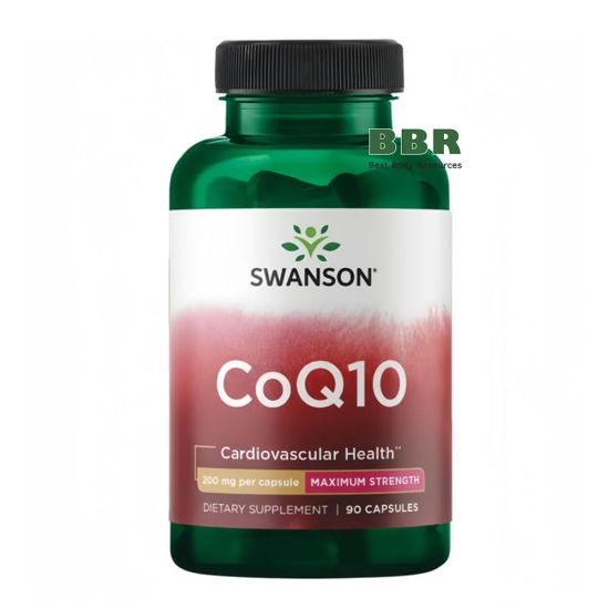 CoQ10 Maximum Strength 200mg 90 Caps, Swanson фото
