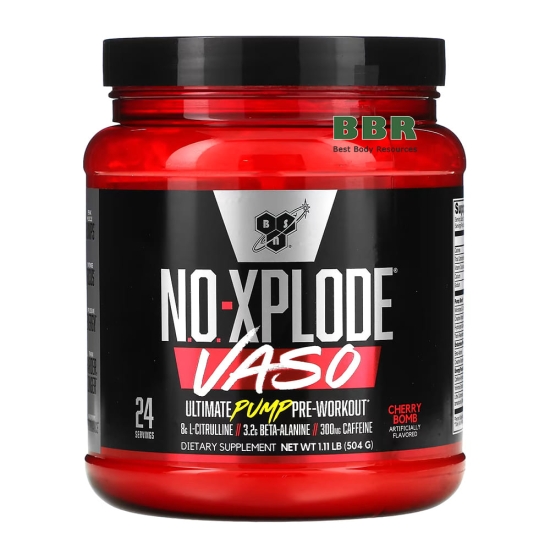 N.O.-Xplode Vaso Pump 504g, BSN картинка N.O.-Xplode Vaso Pump 504g, BSN фото