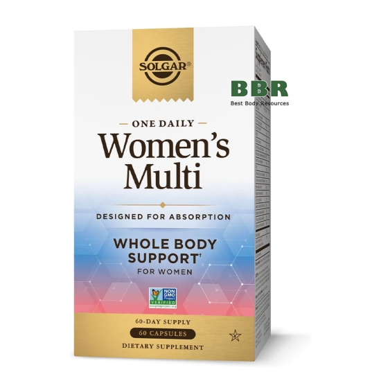 One Daily Womens Multi 60 Caps, Solgar фото