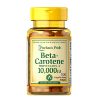Beta-Carotene 10000iu 100 Softgels, Puritans Pride (Softgels)