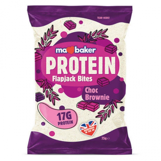 Protein Flapjack Bites 75g, Ma Baker фото