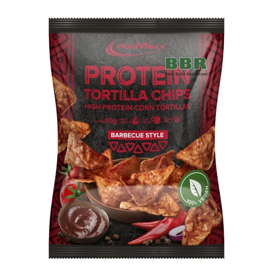 Protein Tortilla Chips 60g, IronMax фото