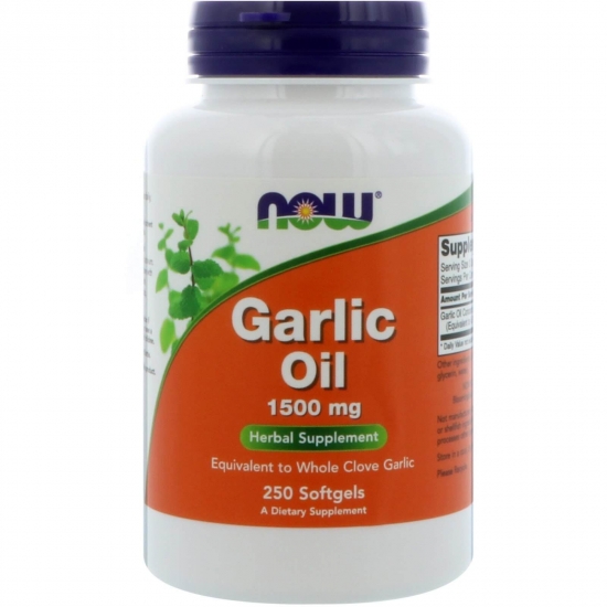 Garlic Oil 1500mg 100 Softgels, NOW Foods картинка Garlic Oil 1500mg 100 Softgels, NOW Foods фото