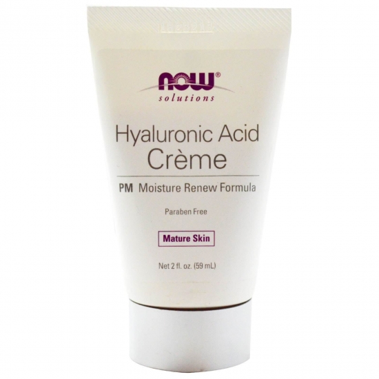 Hyaluronic Acid Cream 59ml, NOW Foods фото