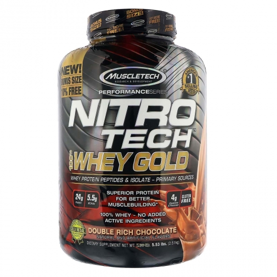 Nitro Tech Whey Gold 2.27kg, MuscleTech фото