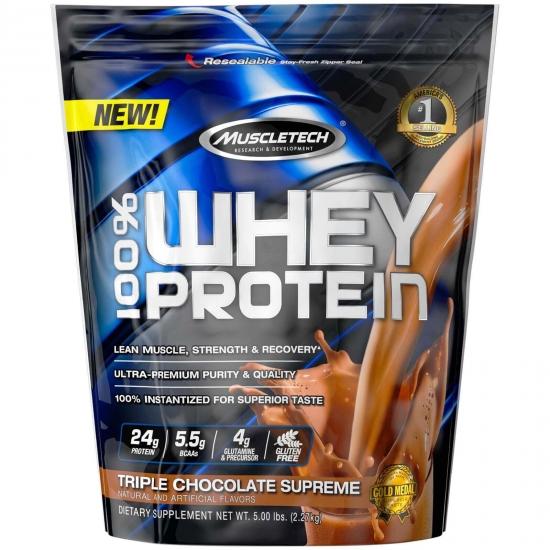 Premium Whey Protein Plus 2.72kg, MuscleTech фото