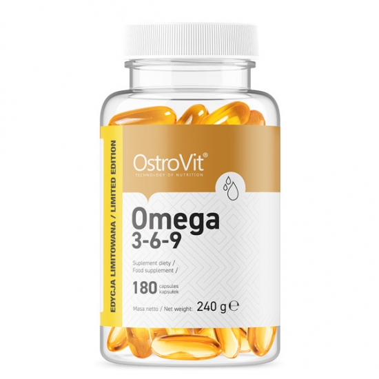 Omega 3-6-9 180 Softgels, OstroVit фото