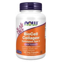 BioCell Collagen Hydrolyzed Type II 120 Veg Caps, NOW Foods (Caps)