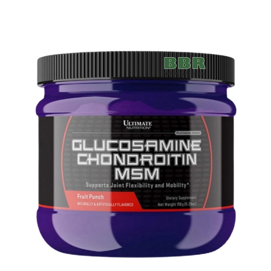 Glucosamine & Chondroitin MSM 158g, Ultimate Nutrition картинка Glucosamine & Chondroitin MSM 158g, Ultimate Nutrition фото