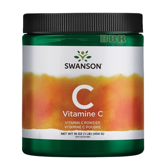 Vitamin C Powder 454g, Swanson фото