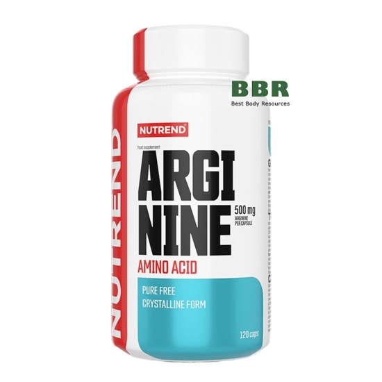 Arginine 500mg Crystalline Form 120 Caps, Nutrend фото