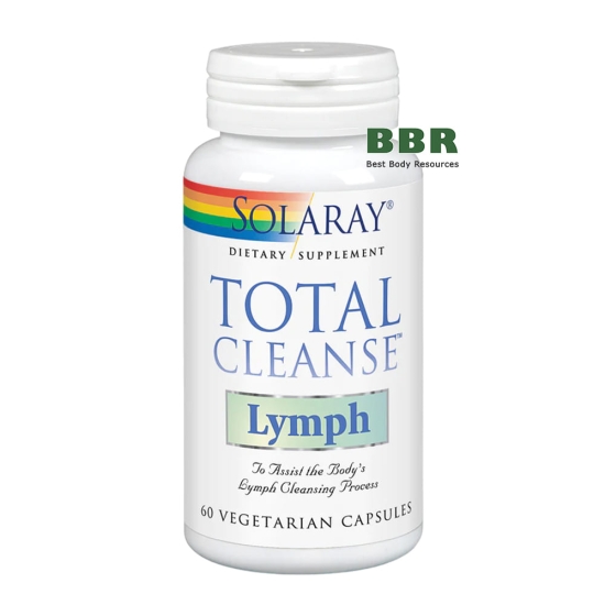 Total Cleanse Lymph 60 Veg Caps, Solaray фото