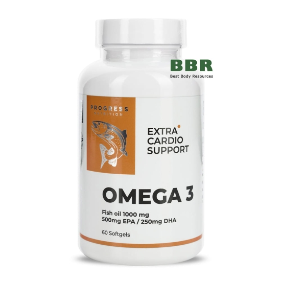 Omega 3 Fish Oil 750mg 60 Softgels, Progress Nutrition картинка Omega 3 Fish Oil 750mg 60 Softgels, Progress Nutrition фото