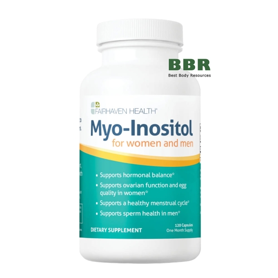Myo-Inositol 120 Caps, Fairhaven Health фото