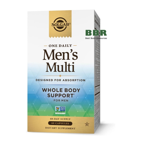 One Daily Mens Multi 60 Caps, Solgar фото