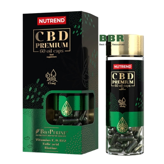 CBD Premium 60 Oil Caps, NUTREND фото