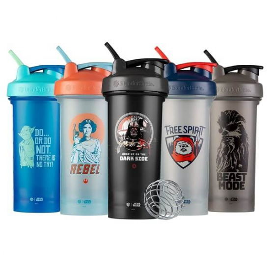 Шейкер Star Wars Classic With Loop V2 28oz 828ml, BlenderBottle (Woke Up On The Dark Side) фото