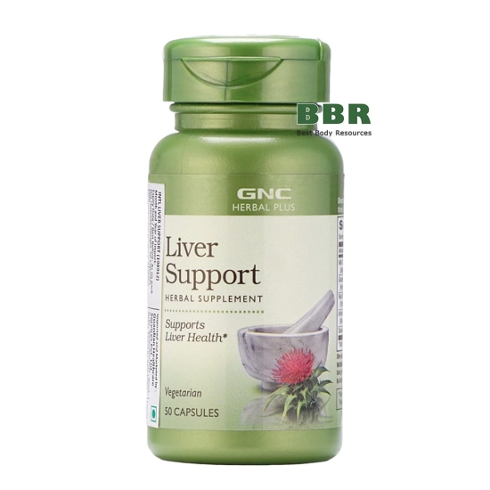 Liver Support 50 Caps, GNC Herbal Plus фото