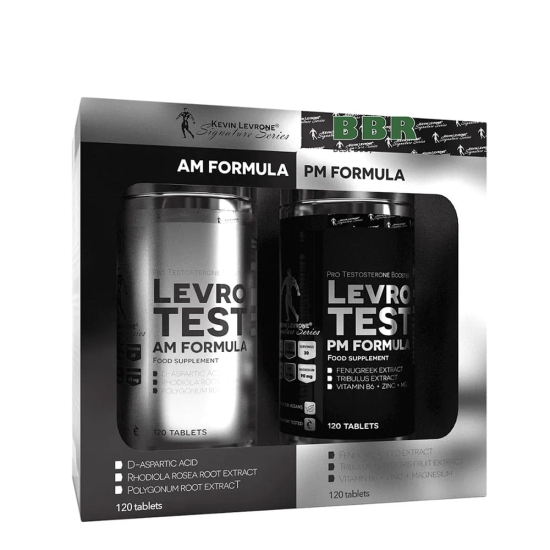 Levro Test AM PM Formula 120 Tabs, Kevin Levrone фото