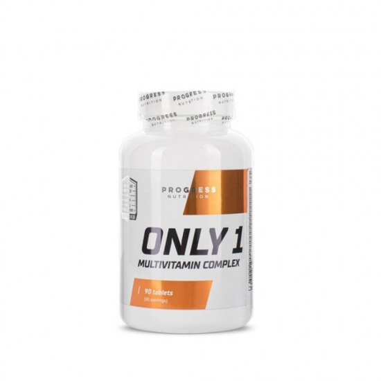 Only 1 Multivitamin Complex 90 Tabs, Progress Nutrition фото