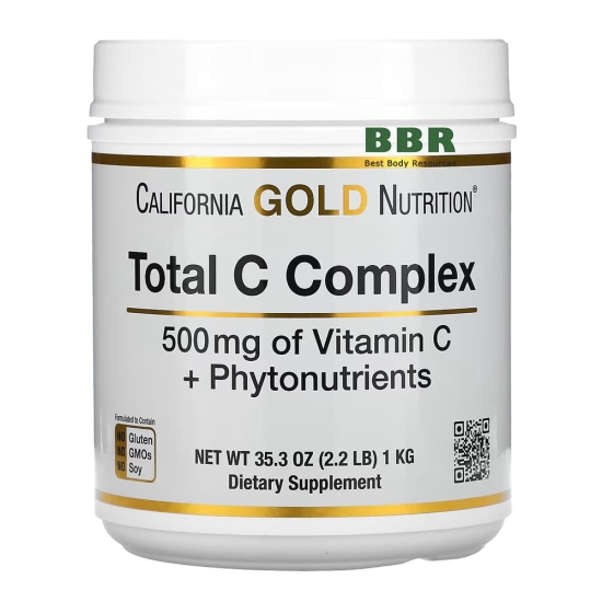 Total C Complex 1000g, California GOLD Nutrition фото