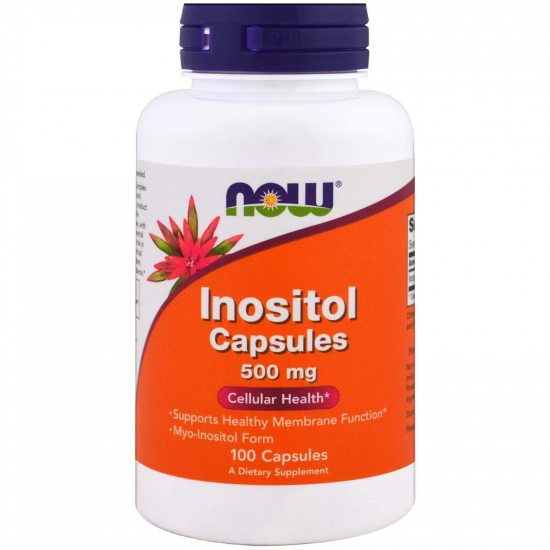 Inositol 500mg 100 Veg Caps, NOW Foods картинка Inositol 500mg 100 Veg Caps, NOW Foods фото