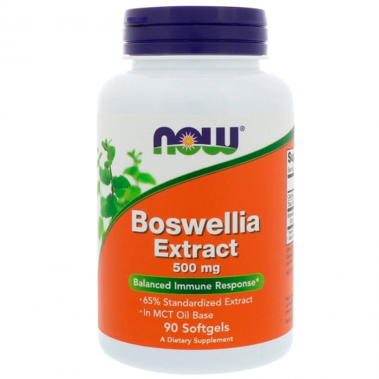 Boswellia Extract 500mg 90 Softgels, NOW Foods фото