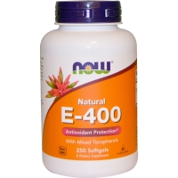 E-400 mixed + Selenium 100 Softgels, NOW Foods