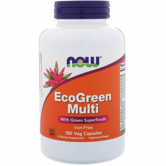 EcoGreen Multi 90 Caps, NOW Foods картинка EcoGreen Multi 90 Caps, NOW Foods фото