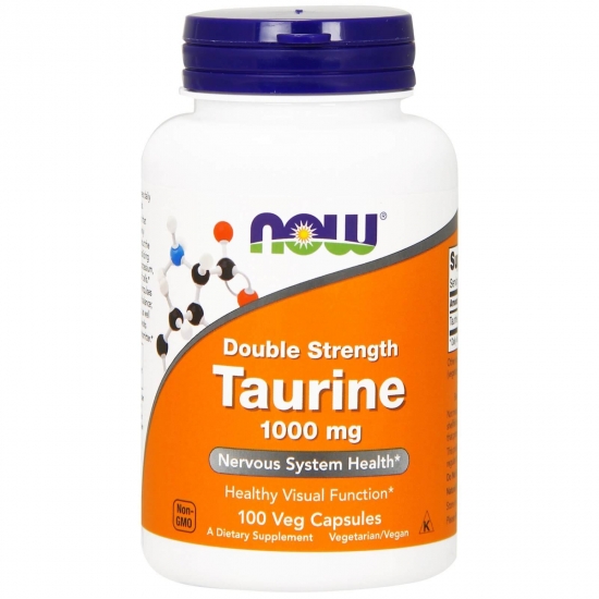 Taurine 1000mg 100 Caps, NOW Foods картинка Taurine 1000mg 100 Caps, NOW Foods фото