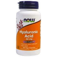 Hyaluronic Acid 50mg 60 Caps, NOW Foods