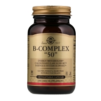 Vitamin B-Complex 50 100 Veg Caps, Solgar