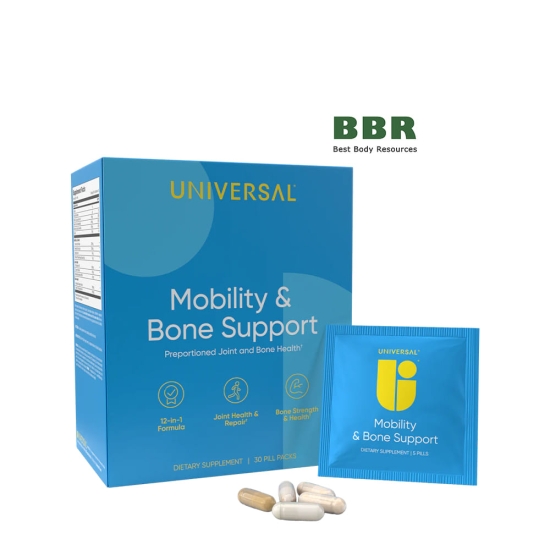 Mobility and Bone Support 30 Pill Packs, Universal Nutrition фото