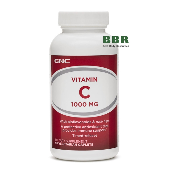 Vitamin C 1000 90 Tabs, GNC картинка Vitamin C 1000 90 Tabs, GNC фото