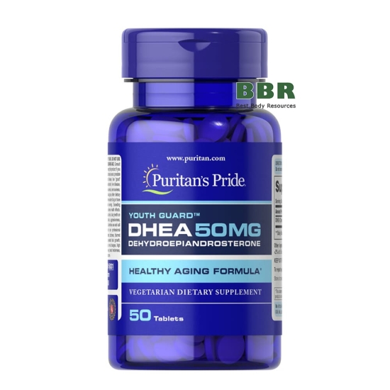 DHEA 50mg 50 Tabs, Puritans Pride фото