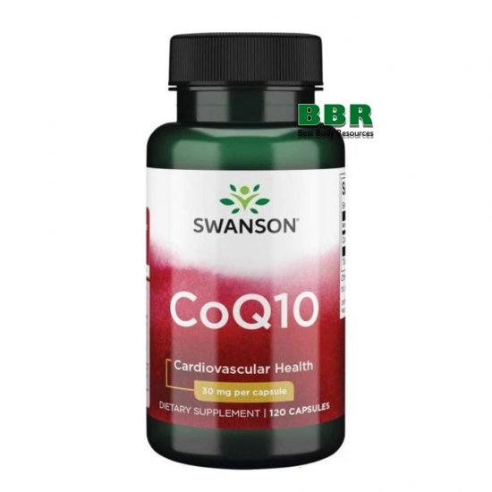 CoQ10 30mg 120 Caps, Swanson (Caps) фото