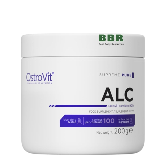 ALC Acetyl L-Carnitine HCL 200g, OstroVit фото