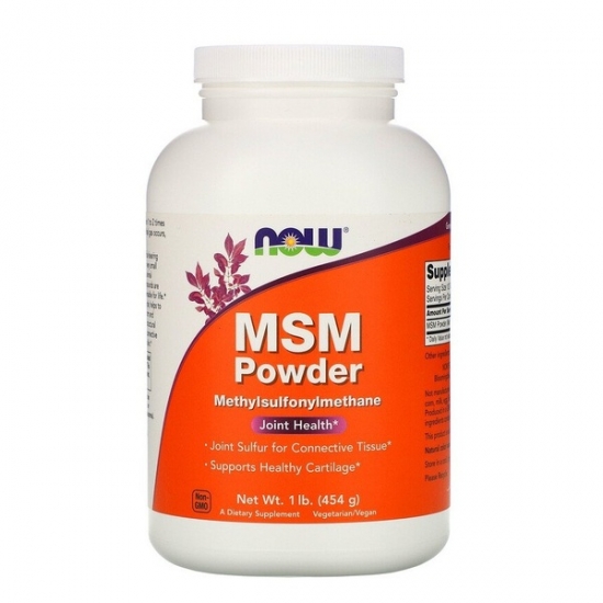 MSM Powder 454g, NOW Foods (Pure) фото