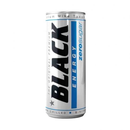 Энергетик Mike Tyson Zero 250ml, Black Energy фото
