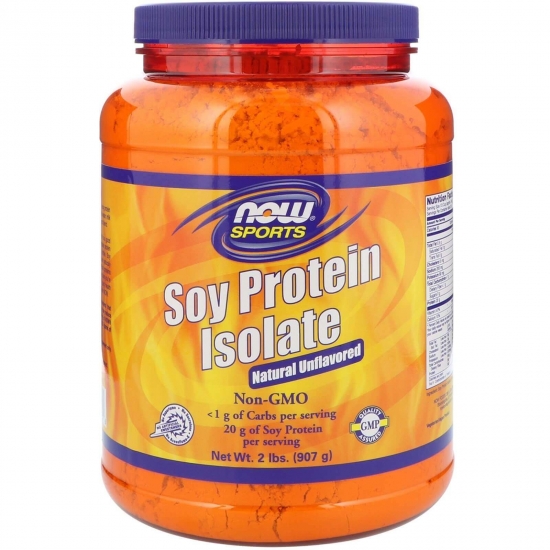 Soy Protein Isolate Natural 907g, NOW Foods фото