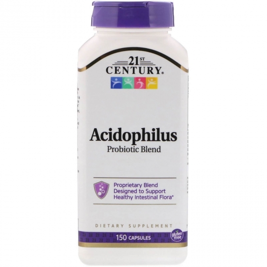 Acidophilus Probiotic Blend 150 Caps, 21st Century фото