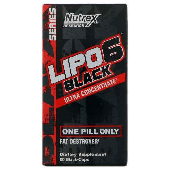 Lipo-6 Black Ultra Concentrate 60caps, Nutrex фото