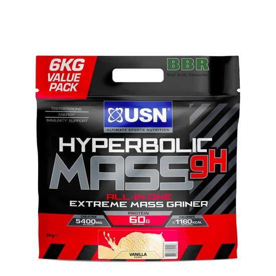 Hyperbolic Extreme Mass Gainer 6kg, USN картинка Hyperbolic Extreme Mass Gainer 6kg, USN фото