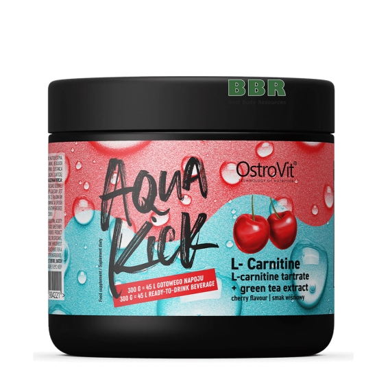 Aqua Kick L-Carnitine+Green Tea Extract 300g, OstroVit фото