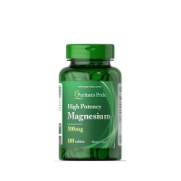 Magnesium 500mg 100 Tabs, Puritans Pride