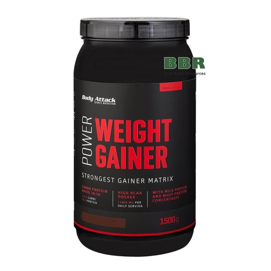 Power Weight Gainer 1500g, Body Attack фото