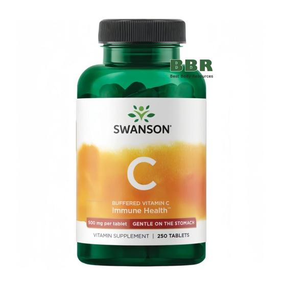 Buffered Vitamin C 500mg 250 Tabs, Swanson фото